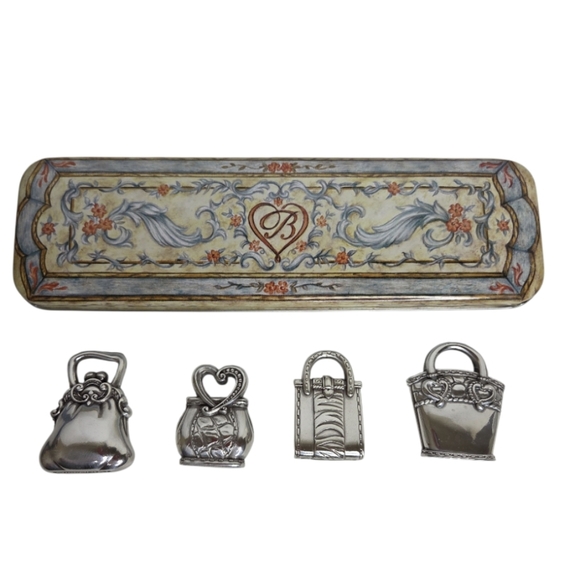 Brighton Vintage Place Card Holders 2 Sets Of 4 - Picture 4 of 7